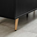 Ivala Black and Copper Large Tall 4 Door Sideboard