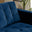 Jolene Navy Blue Velvet 3 Seater Sofa