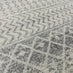 Korra Grey Aztec Patterned Rug 160x230