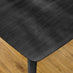 Leif Black Wooden Rectangular Extending Table & 4 Masa Black Dining Chairs