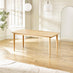 Leif Rectangular Oak Veneer Wood Large Extending 6-8 Seater Dining Table
