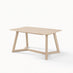 Lulworth Whitewashed Wood Dining Table 6 Light Grey Lynton Chairs