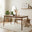 Lynton Rectangular Walnut Effect Wood 6 Seater Dining Table