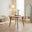 Lynton Round Walnut Effect Wood 4-6 Seater Dining Table
