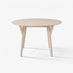Lynton Round Whitewashed Wooden Dining Table & 4 Nella Chairs
