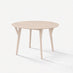 Lynton Round Whitewashed Wooden Dining Table & 4 Nella Chairs