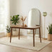 Lynton Rectangular Walnut Effect Wood 4 Seater Dining Table