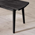 Lynton Black Solid Wood Large Dining Bench