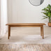 Lynton Large Walnut Effect Wooden Dining Table & 2 Benches