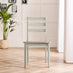 Lynton Small White & Light Grey Wooden Dining Table with 2 Chairs & Bench