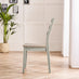 Lynton Small White & Light Grey Wooden Dining Table with 2 Chairs & Bench