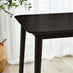 Lynton Rectangular Black Wood 6 Seater Dining Table