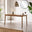 Lynton Rectangular Walnut Effect Wood 6 Seater Dining Table
