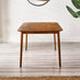 Lynton Rectangular Walnut Effect Wood 6 Seater Dining Table