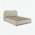 Mabel Cream Fabric Ottoman Double Bed Frame