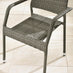 Marbella 6 Seat Grey Rattan Firepit Table Garden Dining Set