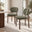 2x Mirelle Green Boucle Dining Chairs