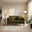 Monroe Green Chenille Fabric 2 Seater Sofa