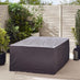 Maldives Grey Rattan & Grey 5 Seat Garden Sofa Set