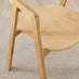 2x Masa Solid Oak and Veneer Wood Dining Chairs