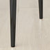 Arezzo Large Extending Dining Table and 8 Navy Velvet Milan Black Leg Chairs