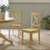 Padstow Oak Effect Wooden Extending Dining Table & 4 Millford Chairs