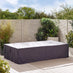 Montenegro Grey Metal & Light Grey 6 Seat Corner Garden Sofa Set