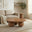 Olympus Mango Wood Walnut Finish Coffee Table