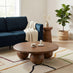 Olympus Mango Wood Walnut Finish Coffee Table