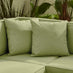 Orlando Beige Rattan & Green 4 Seat Modular Garden Sofa