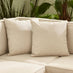 Orlando Beige Rattan & Cream 8 Seat Modular Garden Sofa