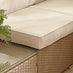 Orlando Beige Rattan & Cream 8 Seat Modular Garden Sofa