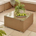 Orlando Beige Rattan & Cream 8 Seat Modular Garden Sofa