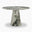 Palma Round Green Marble Effect 4-6 Seater Dining Table