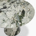 Palma Round Green Marble Effect Dining Table & 4 Caia Chairs