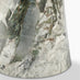 Palma Oval Green Marble Effect Dining Table & 8 Layla Swivel Chairs