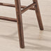 2x Penny Walnut Effect Solid Wood Bar Stools