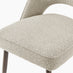 2x Peri Beige Boucle Dining Chairs