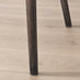 2x Polly Black Oak Effect Wood Dining Chairs