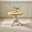 Padstow Cream Wooden Extending Dining Table & 4 Millford Chairs