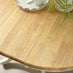 Padstow Cream Wooden Extending Dining Table & 4 Millford Chairs