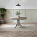 Padstow Grey Wooden Extending Dining Table & 6 Millford Chairs