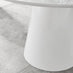 Palma Round White High Gloss 4-6 Seater Dining Table