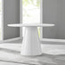 Palma Round White High Gloss 4-6 Seater Dining Table