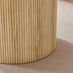 Penrose Oak Effect Round Wood Coffee Table and Side Table Set