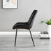 Imperia 4 Black Dining Table and 4 Black Pesaro Black Leg Chairs