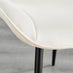 Imperia 4 Black Dining Table and 4 Cream Pesaro Black Leg Chairs