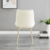 Arezzo Large Extending Dining Table and 8 Cream Pesaro Gold Leg Chairs