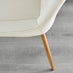 Novara 100cm Gold Round Dining Table and 4 Cream Pesaro Gold Leg Chairs