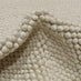 Quinn Beige Pearl Bobbled Wool Rug 160x230cm